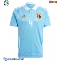 Fotballdrakt Herre Belgia Wout Faes #4 Bortedrakt EM 2024 Kortermet